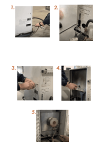 Step by step instructions for troubleshooting the LB White heaters.